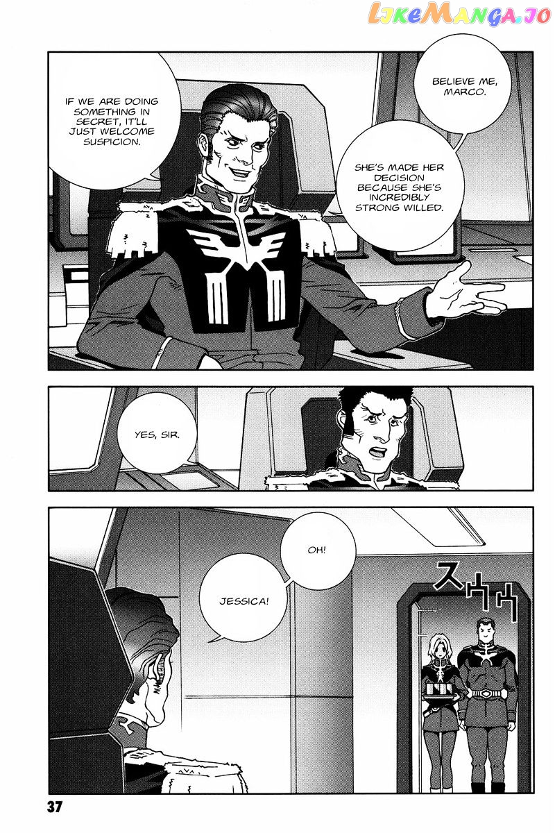 Kidou Senshi Gundam: C.D.A. Wakaki Suisei no Shouzou chapter 50 - page 38