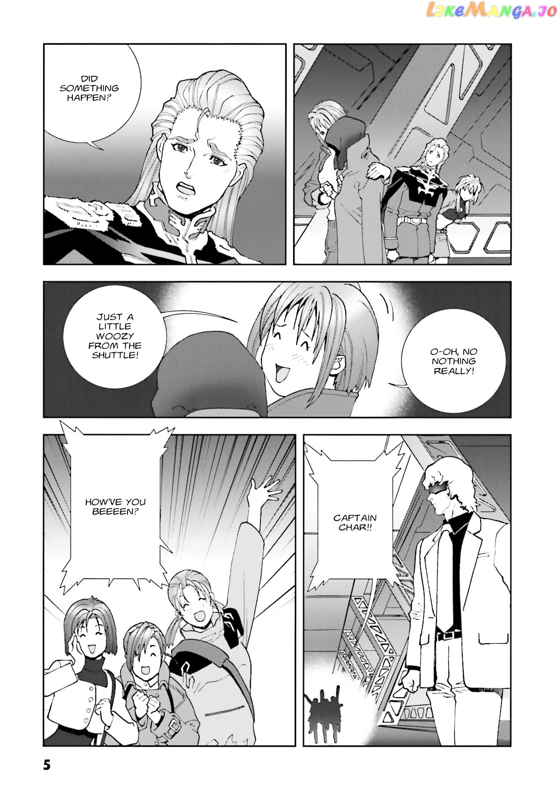 Kidou Senshi Gundam: C.D.A. Wakaki Suisei no Shouzou chapter 55 - page 6