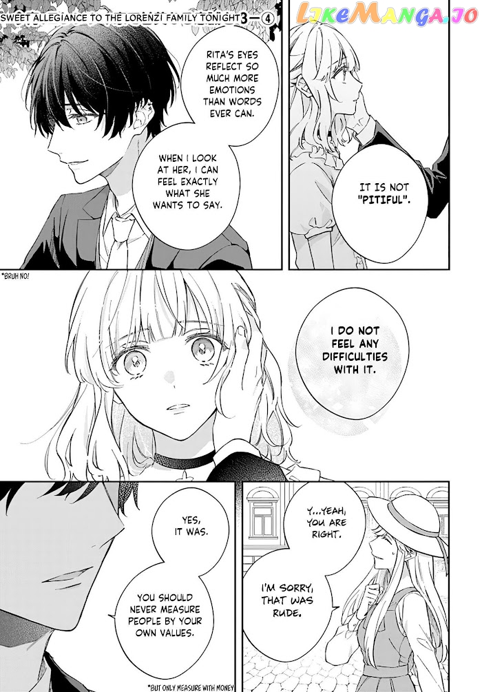 Sweet Allegiance To The Lorenzi Family Tonight chapter 3.4 - page 1