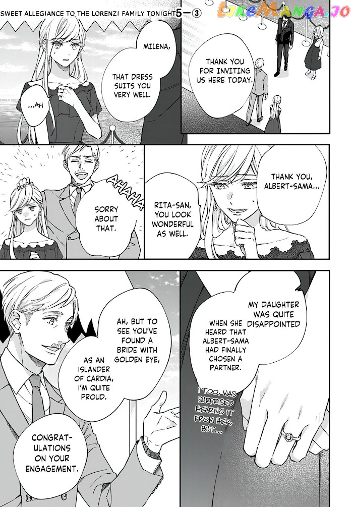 Sweet Allegiance To The Lorenzi Family Tonight chapter 5.3 - page 1