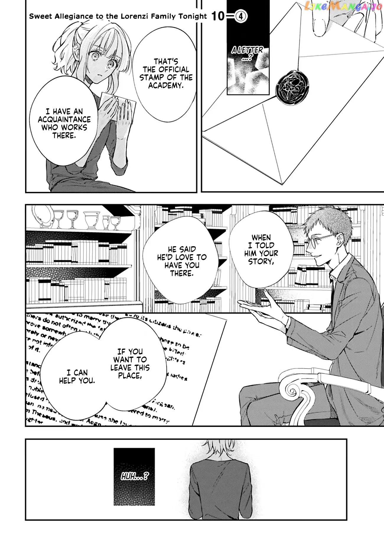 Sweet Allegiance To The Lorenzi Family Tonight chapter 10.4 - page 1