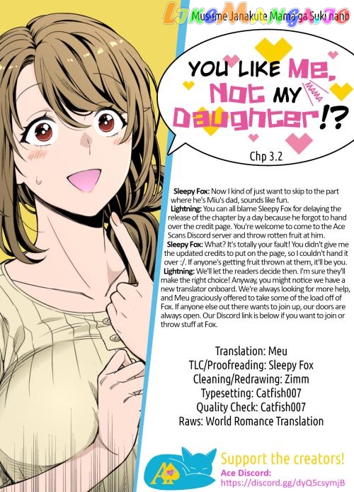 Musume Janakute, Watashi (Mama) ga Suki Nano!? chapter 3.2 - page 9