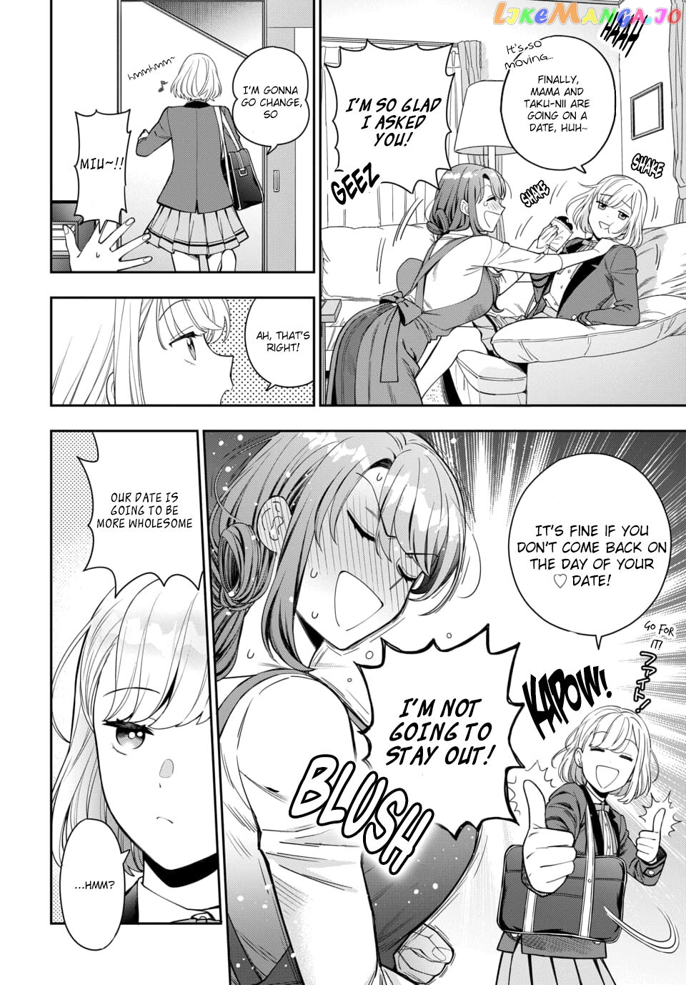 Musume Janakute, Watashi (Mama) ga Suki Nano!? chapter 8.2 - page 4