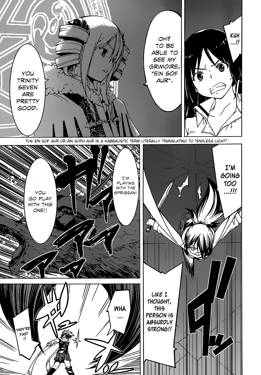 Trinity Seven: 7-Nin no Mahoutsukai chapter 45 - page 30