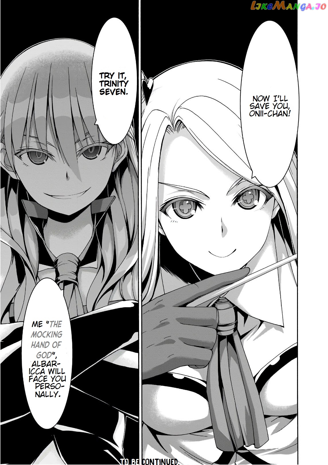 Trinity Seven: 7-Nin no Mahoutsukai chapter 87 - page 34