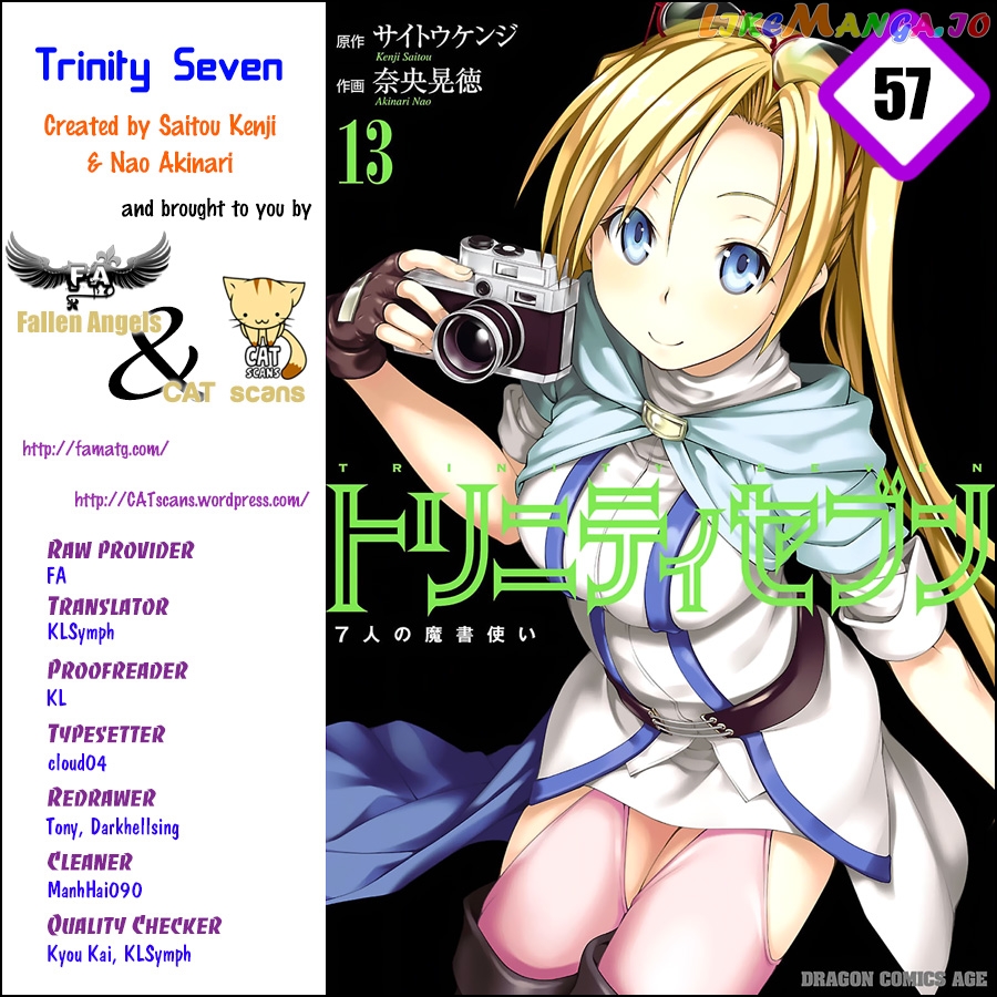 Trinity Seven: 7-Nin no Mahoutsukai chapter 57 - page 1