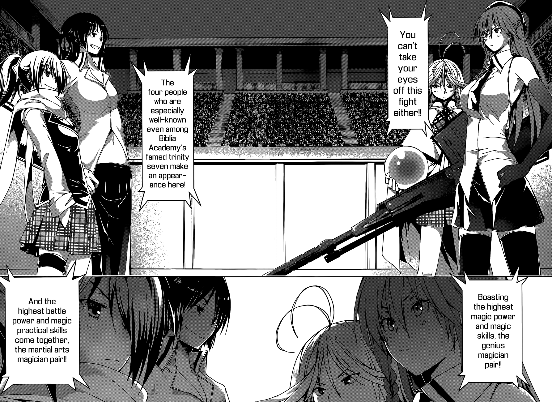 Trinity Seven: 7-Nin no Mahoutsukai chapter 43 - page 32