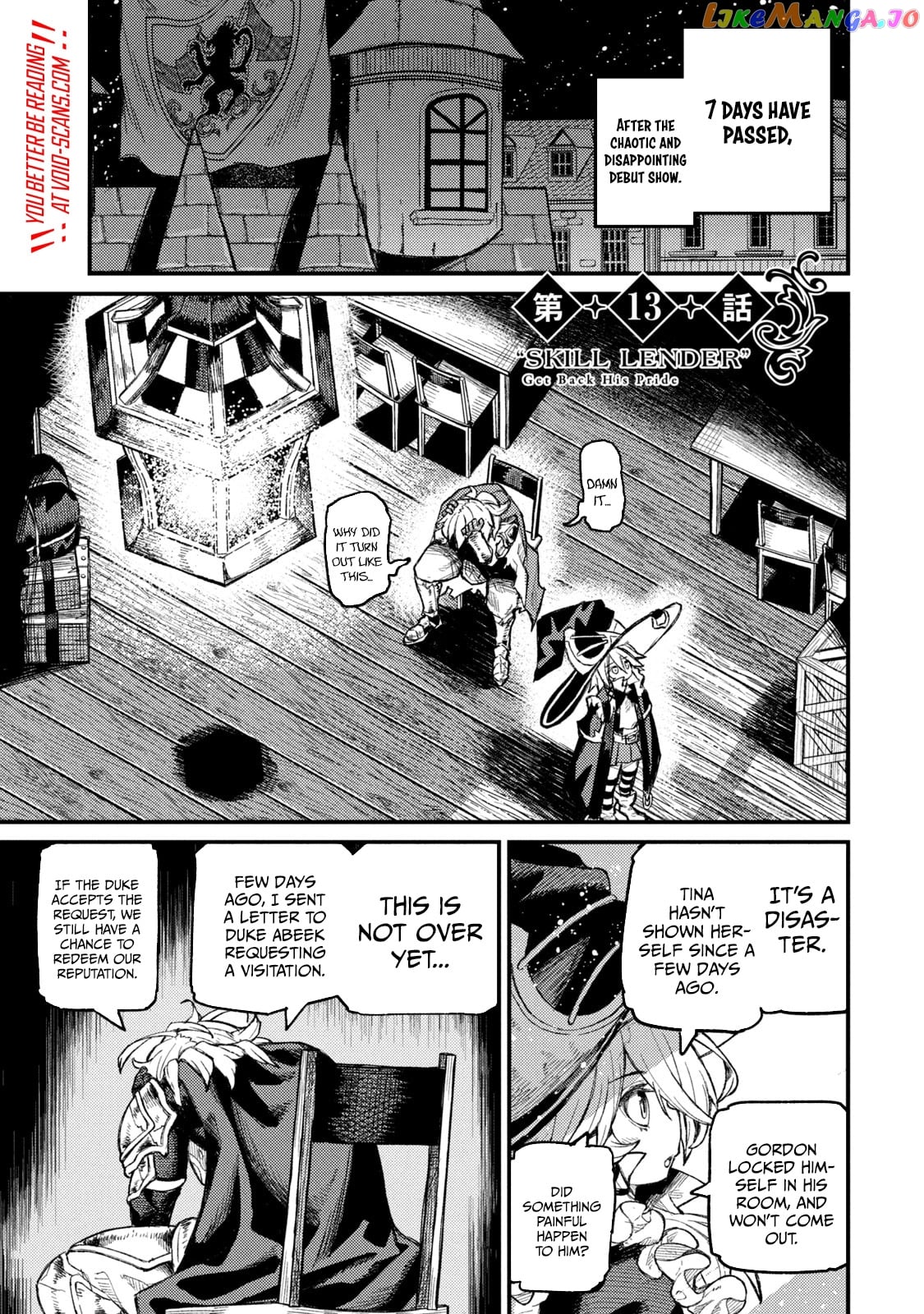 Skill Lender’s retrieving (Tale) ~I told you it’s 10% per 10 days at first, didn’t I~ chapter 13 - page 2