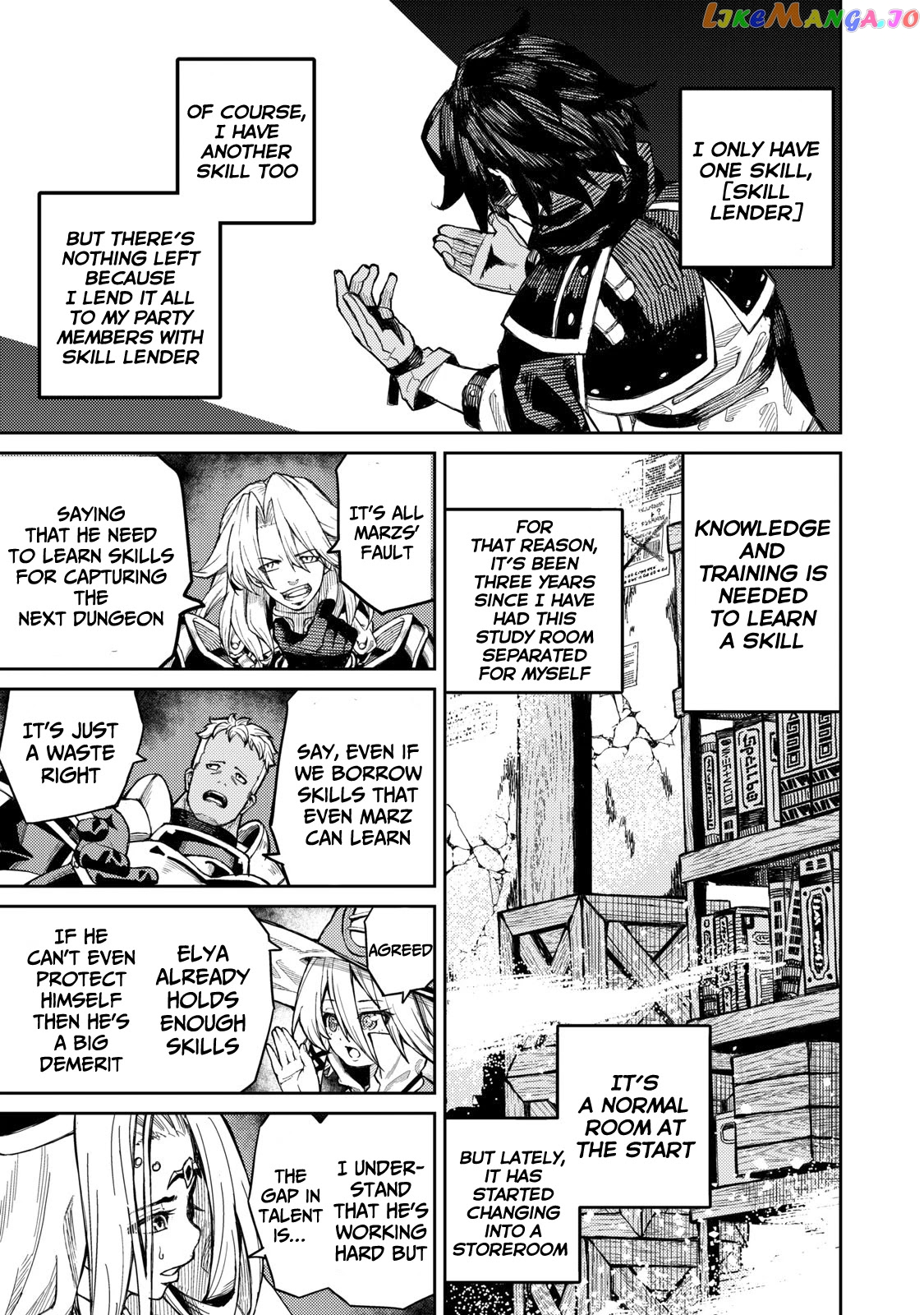 Skill Lender’s retrieving (Tale) ~I told you it’s 10% per 10 days at first, didn’t I~ chapter 1 - page 8