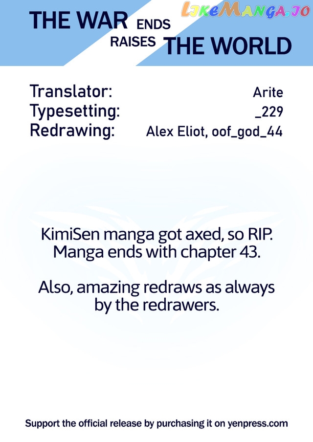 Our War That Ends The World, Or Perhaps The Crusade That Starts It Anew chapter 37 - page 28