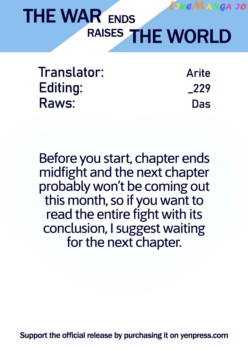Our War That Ends The World, Or Perhaps The Crusade That Starts It Anew chapter 23 - page 1