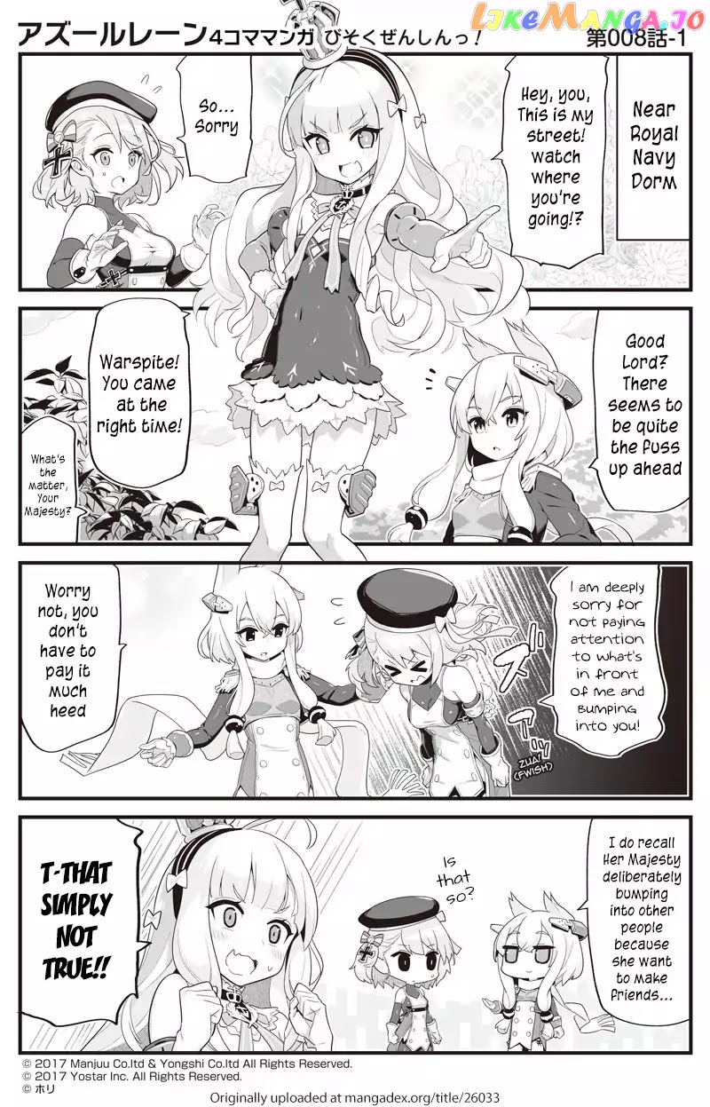 Azur Lane 4-Koma: Slow Ahead chapter 8 - page 1
