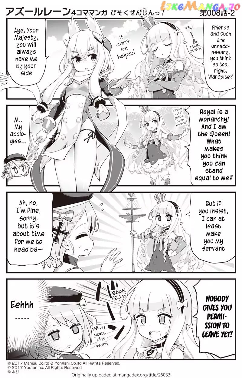 Azur Lane 4-Koma: Slow Ahead chapter 8 - page 2