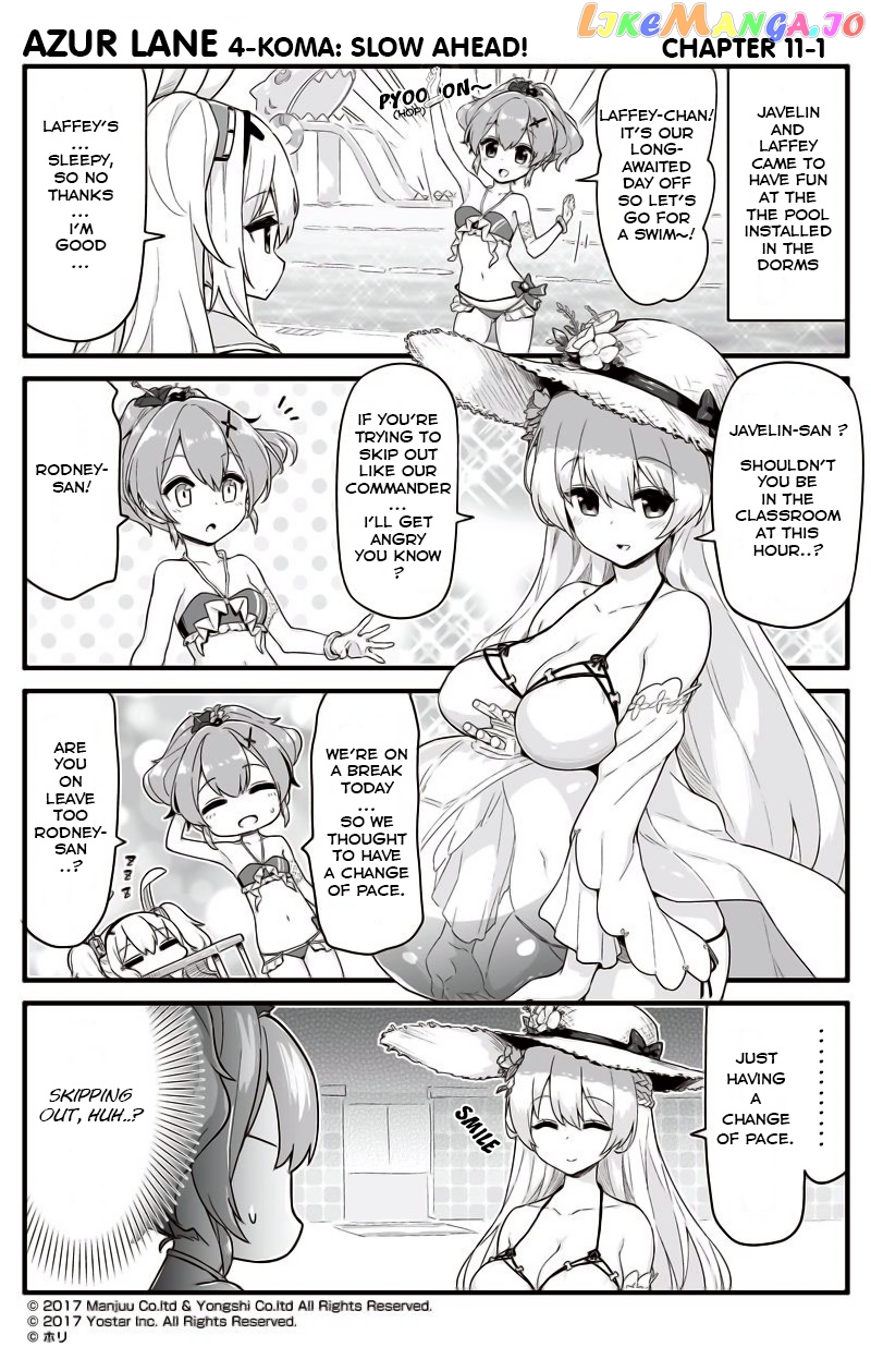Azur Lane 4-Koma: Slow Ahead chapter 11 - page 1