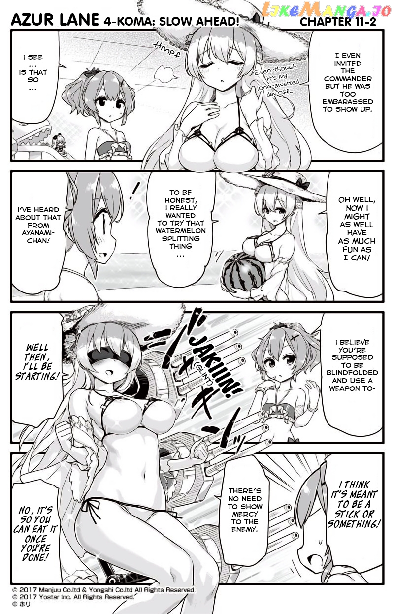 Azur Lane 4-Koma: Slow Ahead chapter 11 - page 2
