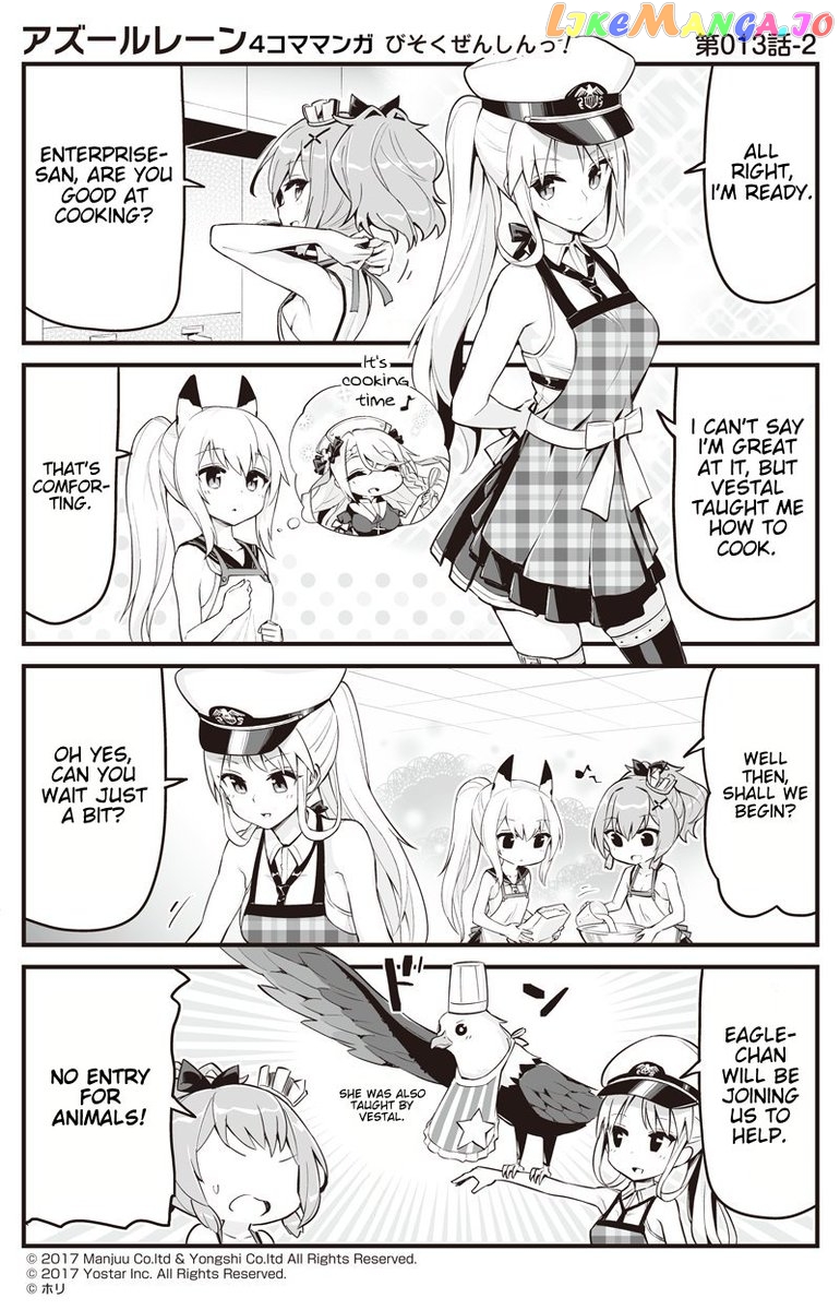 Azur Lane 4-Koma: Slow Ahead chapter 13.2 - page 1