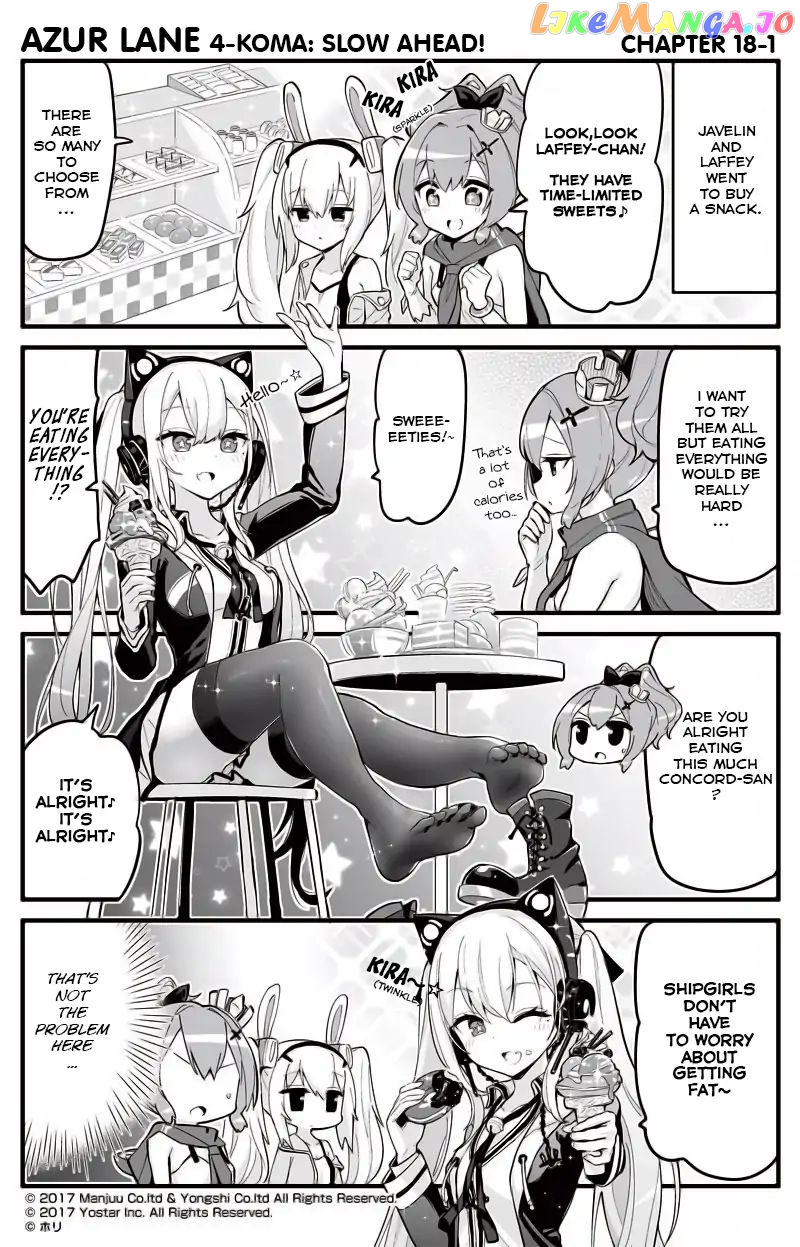 Azur Lane 4-Koma: Slow Ahead chapter 18 - page 1
