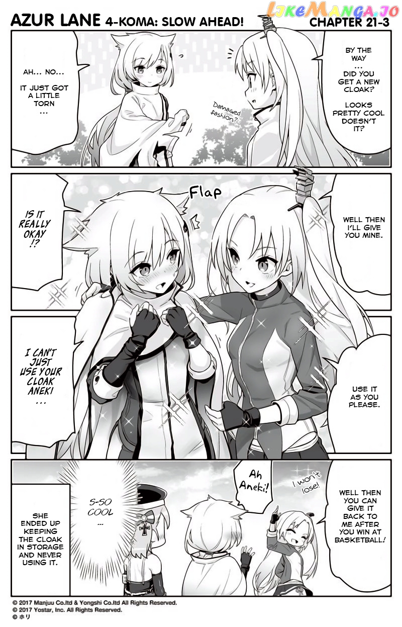Azur Lane 4-Koma: Slow Ahead chapter 21 - page 3