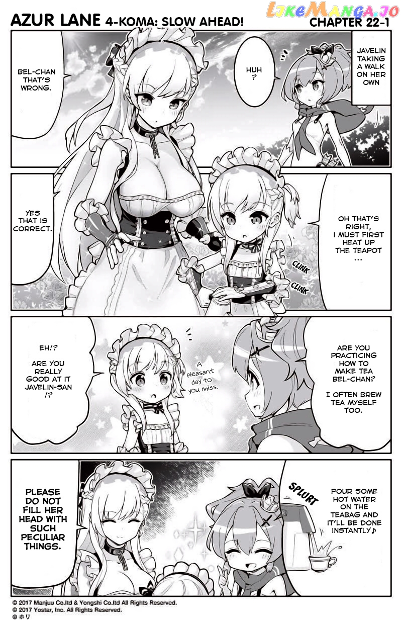 Azur Lane 4-Koma: Slow Ahead chapter 22 - page 1