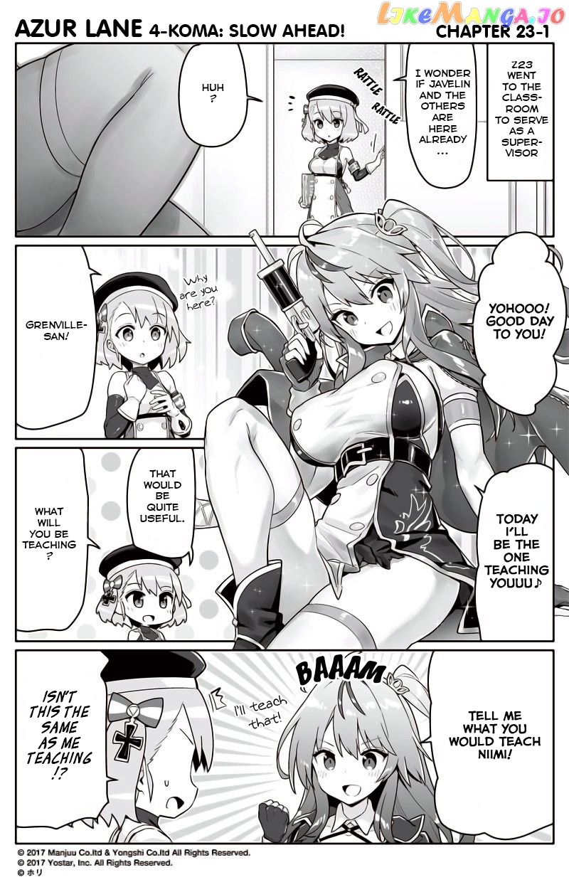 Azur Lane 4-Koma: Slow Ahead chapter 23 - page 1