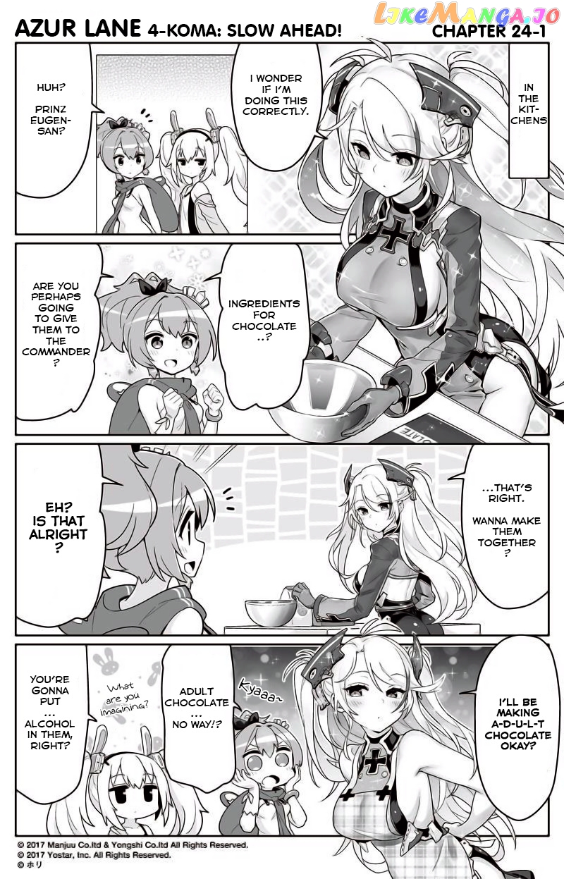 Azur Lane 4-Koma: Slow Ahead chapter 24 - page 1