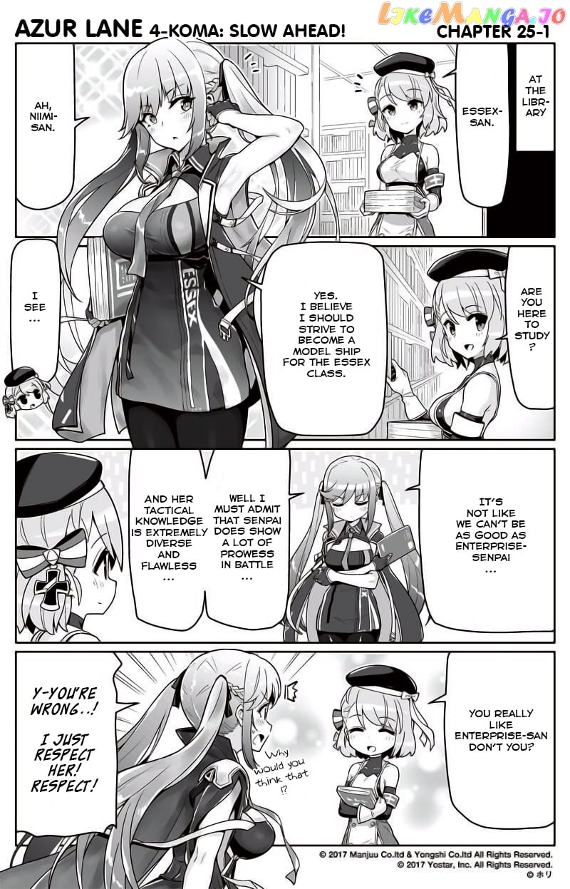 Azur Lane 4-Koma: Slow Ahead chapter 25 - page 1