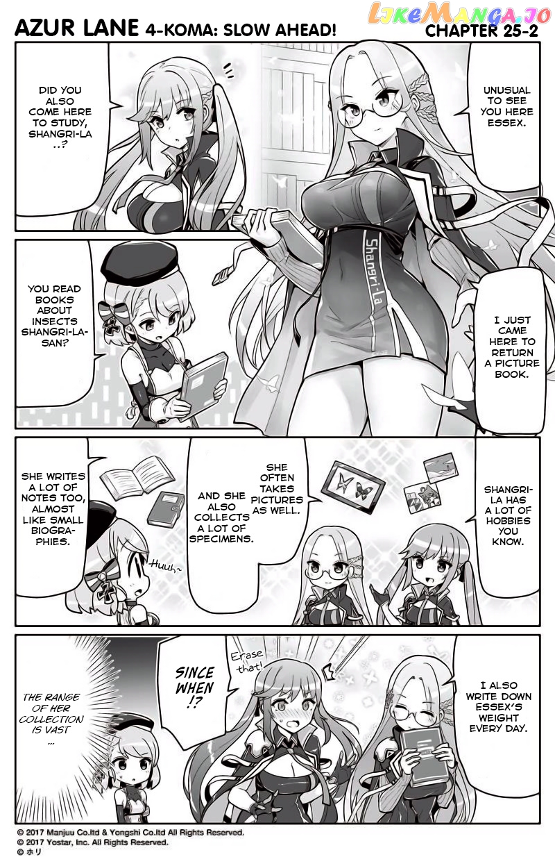 Azur Lane 4-Koma: Slow Ahead chapter 25 - page 2