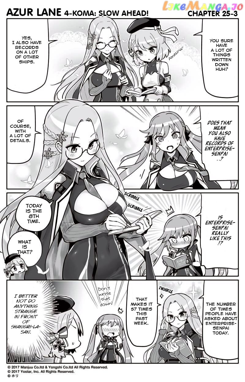 Azur Lane 4-Koma: Slow Ahead chapter 25 - page 3