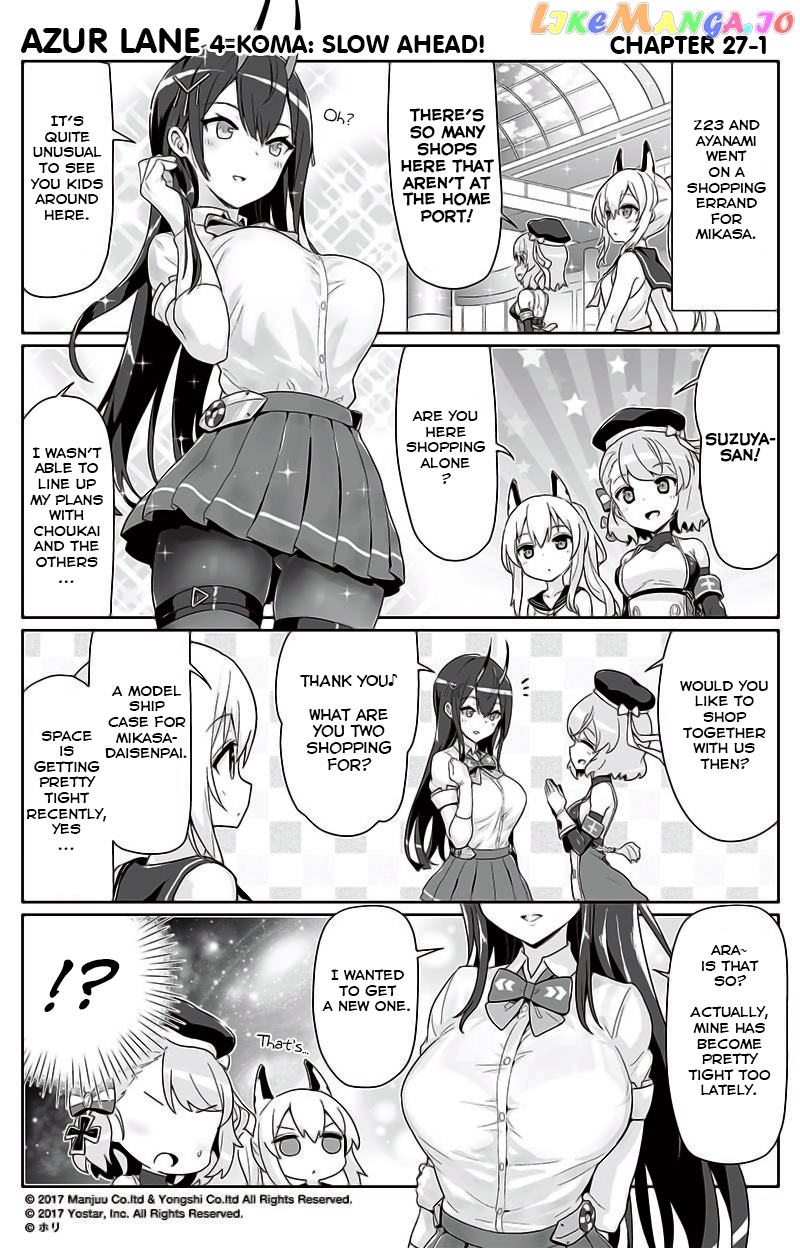 Azur Lane 4-Koma: Slow Ahead chapter 27 - page 1