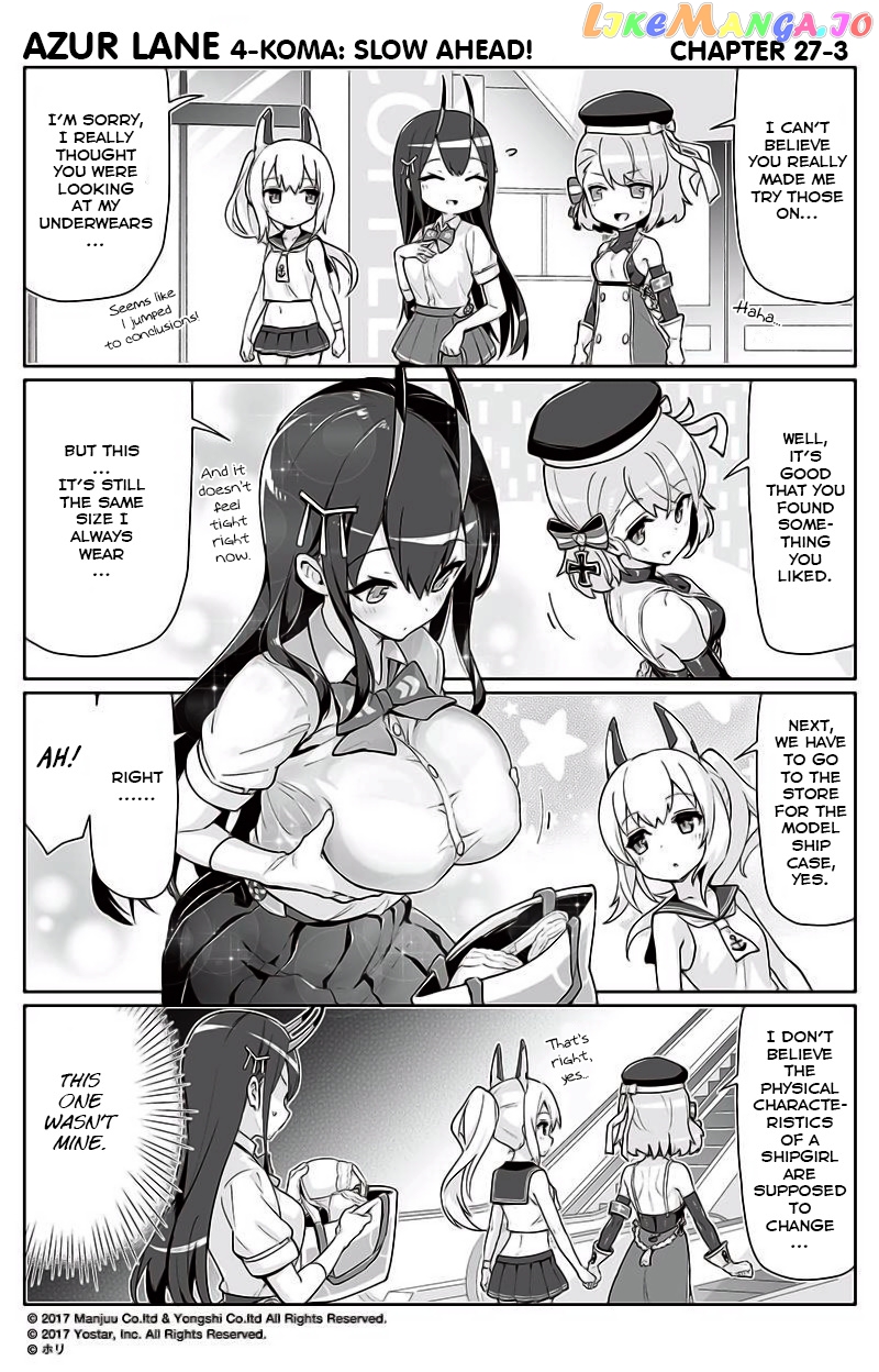 Azur Lane 4-Koma: Slow Ahead chapter 27 - page 3