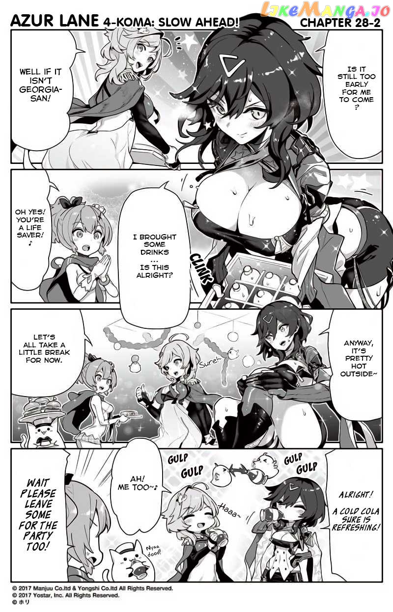 Azur Lane 4-Koma: Slow Ahead chapter 28 - page 2