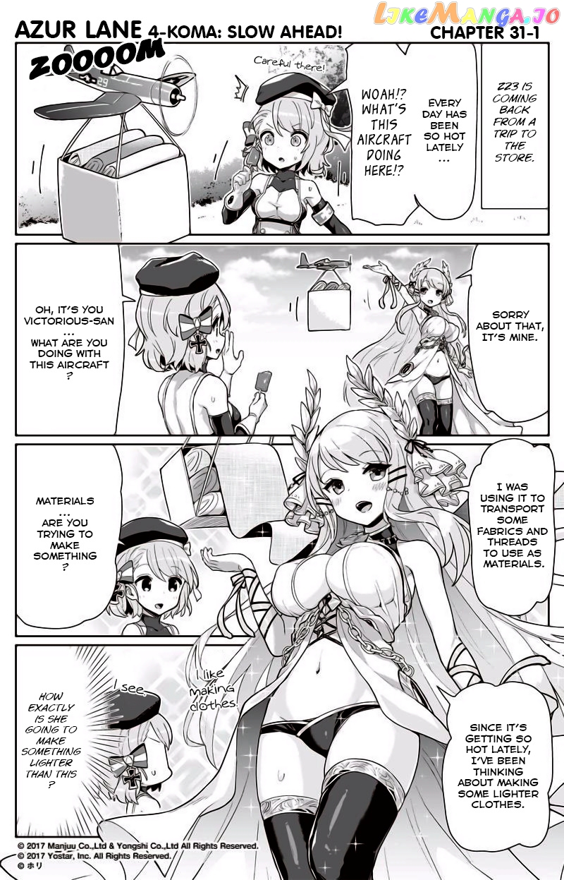 Azur Lane 4-Koma: Slow Ahead chapter 31 - page 1
