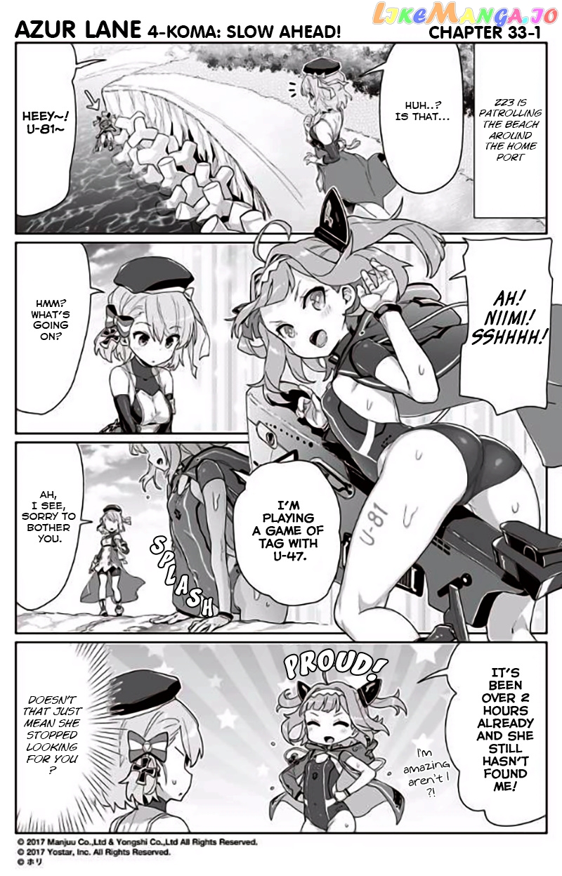 Azur Lane 4-Koma: Slow Ahead chapter 33 - page 1