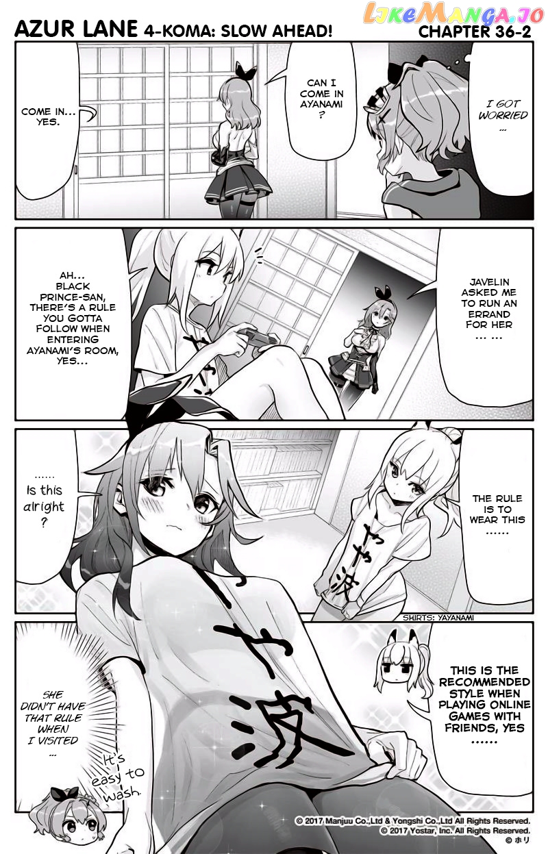 Azur Lane 4-Koma: Slow Ahead chapter 36 - page 2
