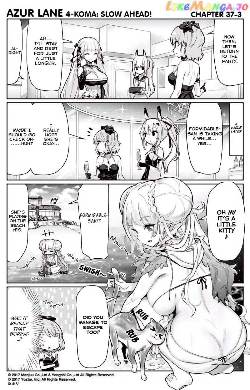 Azur Lane 4-Koma: Slow Ahead chapter 37 - page 3