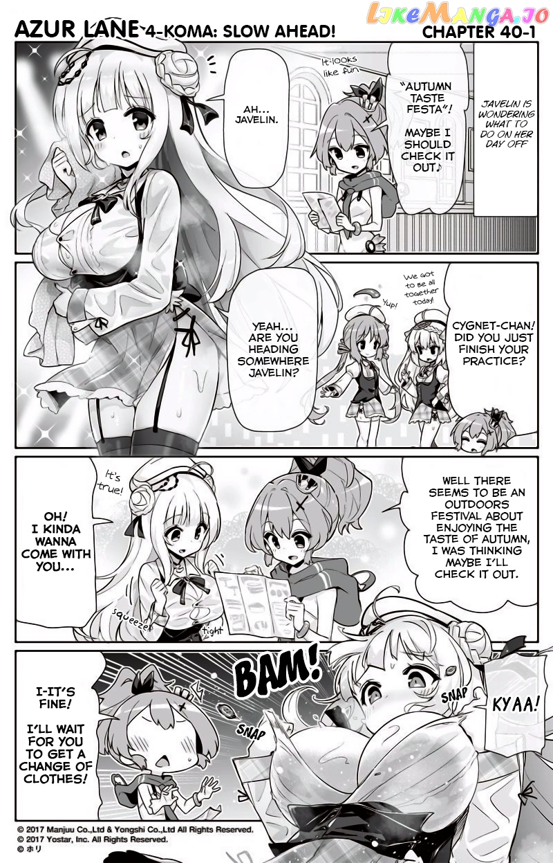 Azur Lane 4-Koma: Slow Ahead chapter 40 - page 1