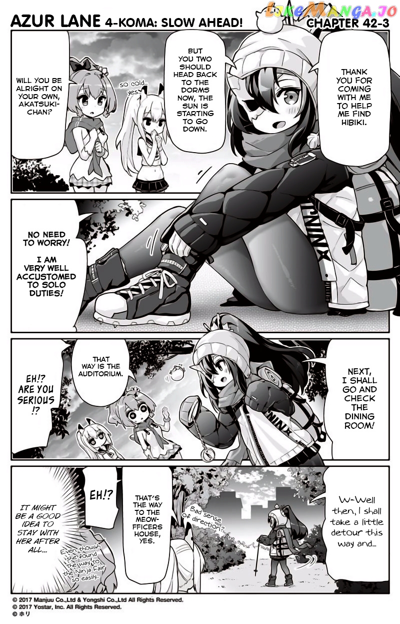 Azur Lane 4-Koma: Slow Ahead chapter 42 - page 3