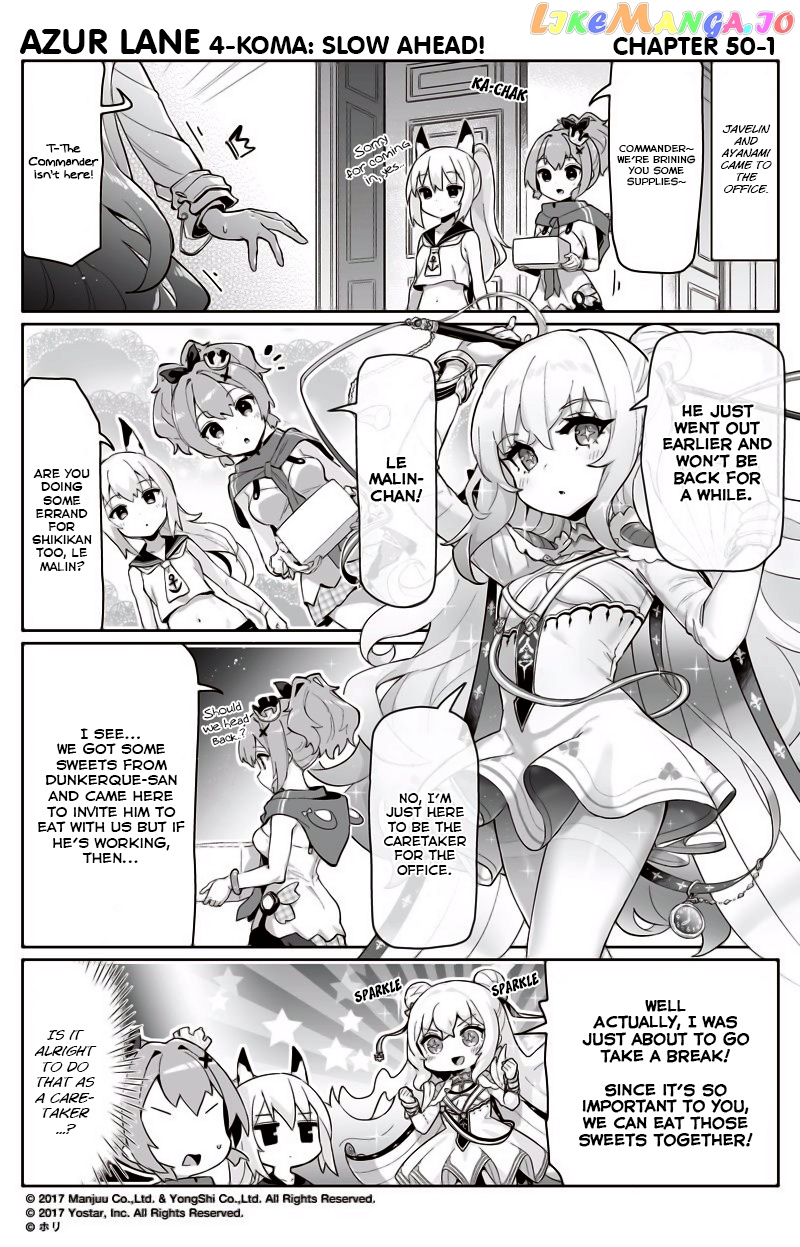 Azur Lane 4-Koma: Slow Ahead chapter 50 - page 1