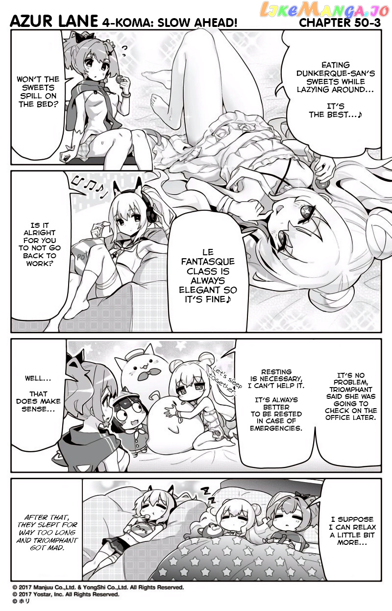 Azur Lane 4-Koma: Slow Ahead chapter 50 - page 3