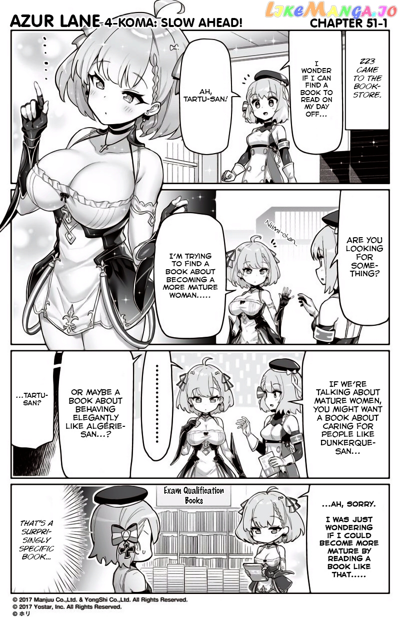 Azur Lane 4-Koma: Slow Ahead chapter 51 - page 1