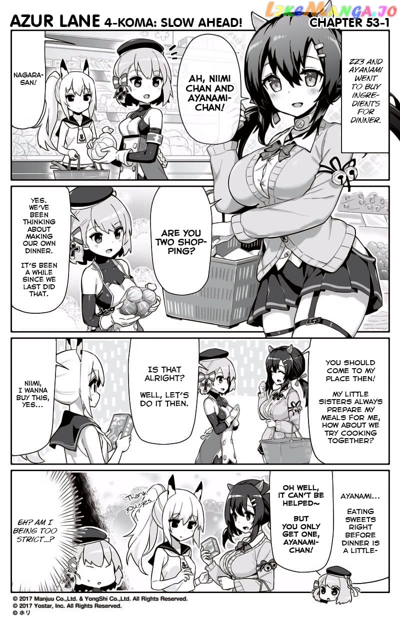 Azur Lane 4-Koma: Slow Ahead chapter 53 - page 1