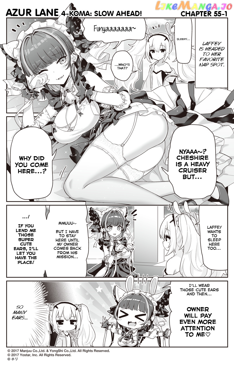 Azur Lane 4-Koma: Slow Ahead chapter 55 - page 1