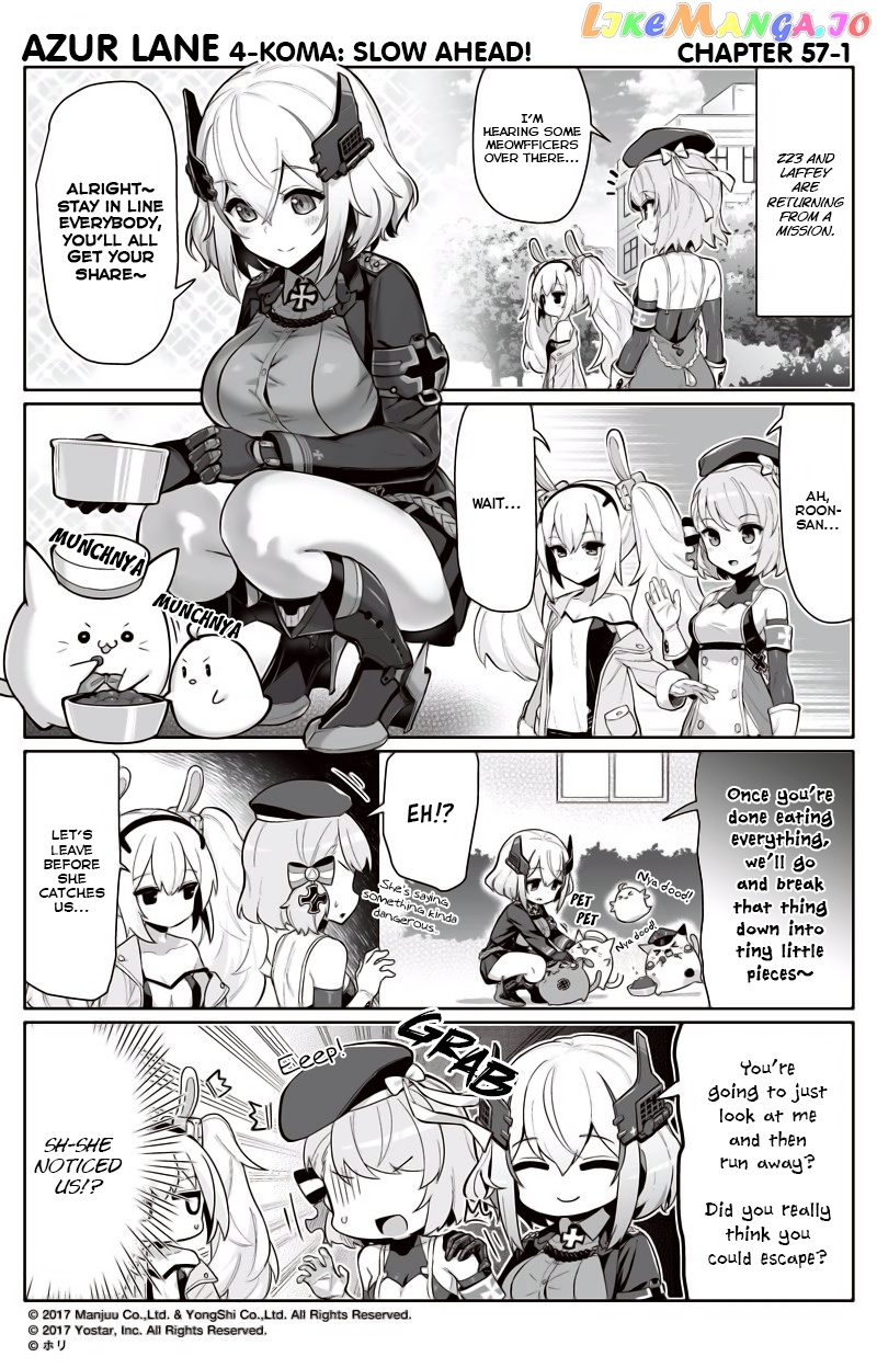 Azur Lane 4-Koma: Slow Ahead chapter 57 - page 1