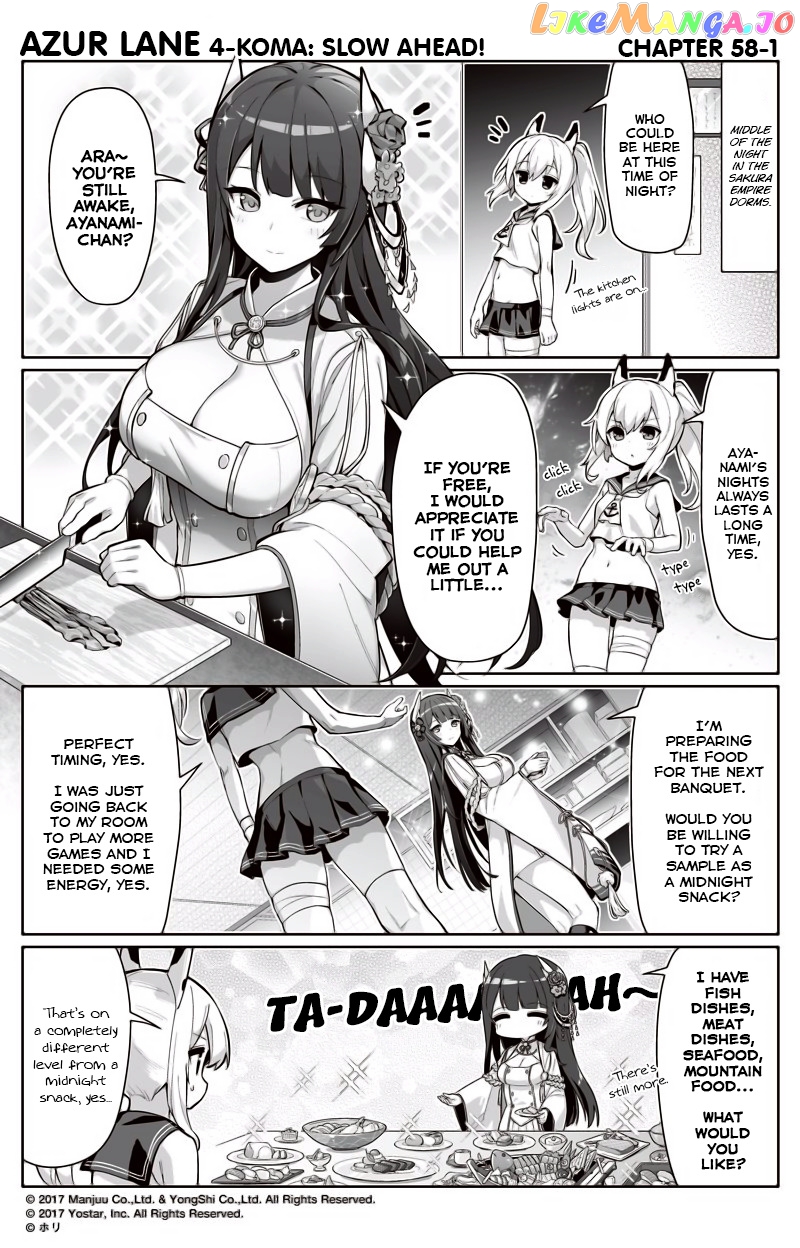 Azur Lane 4-Koma: Slow Ahead chapter 58 - page 1