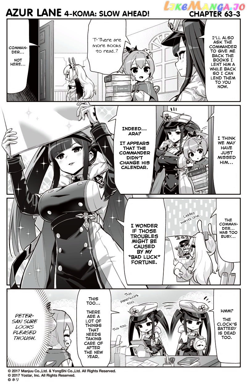 Azur Lane 4-Koma: Slow Ahead chapter 63 - page 3