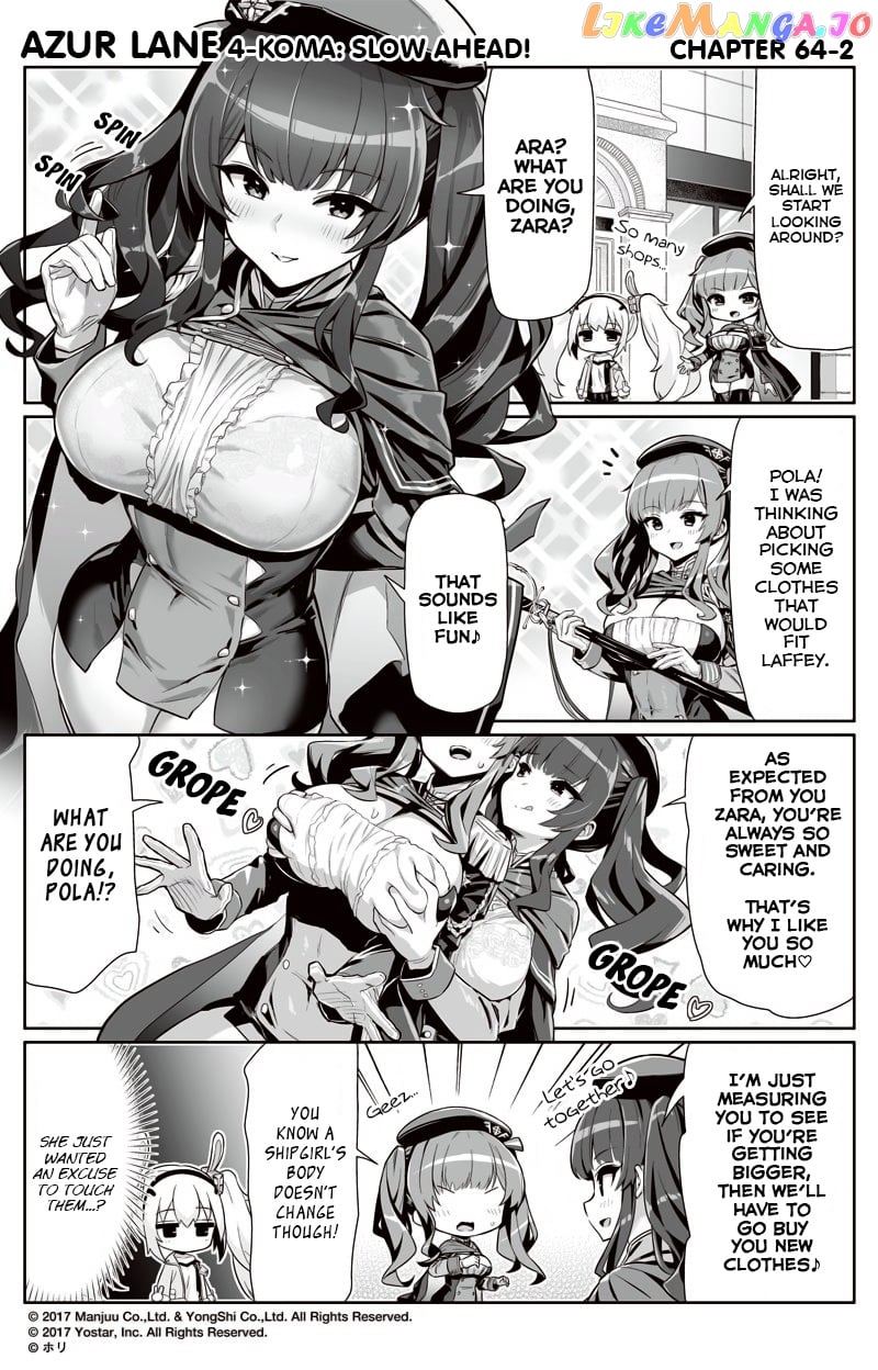 Azur Lane 4-Koma: Slow Ahead chapter 64 - page 2
