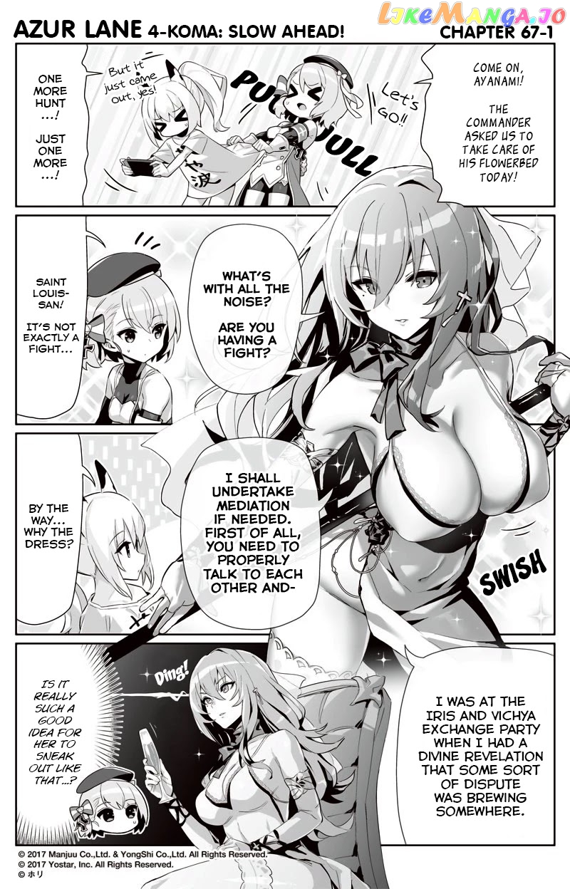 Azur Lane 4-Koma: Slow Ahead chapter 67 - page 1