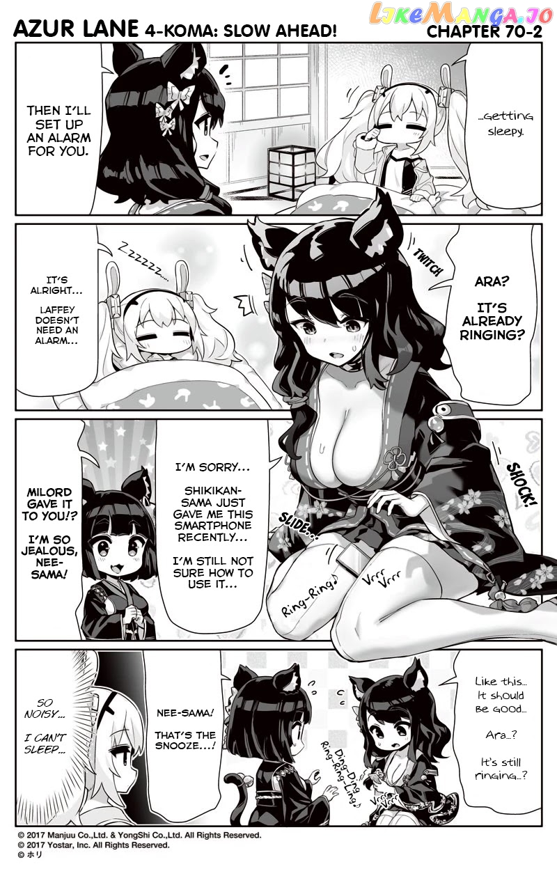 Azur Lane 4-Koma: Slow Ahead chapter 70 - page 2