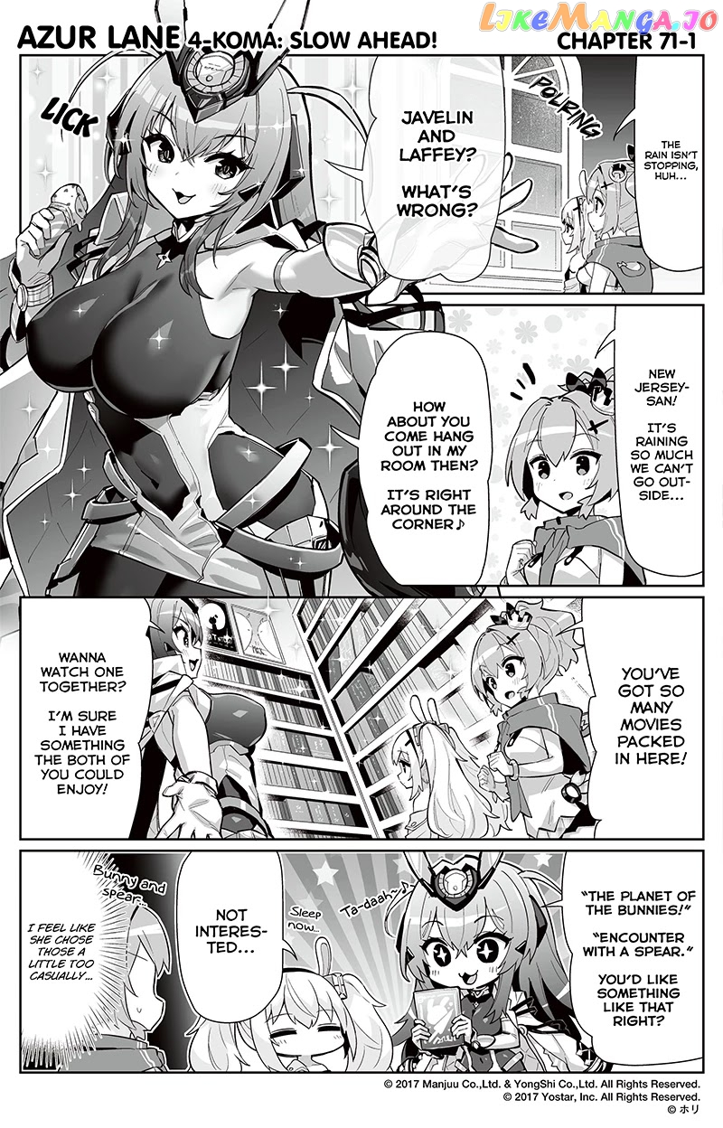 Azur Lane 4-Koma: Slow Ahead chapter 71 - page 1