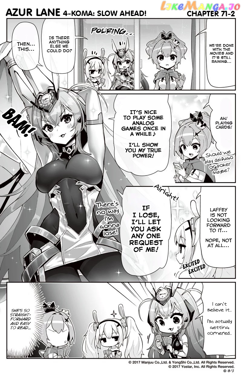 Azur Lane 4-Koma: Slow Ahead chapter 71 - page 2